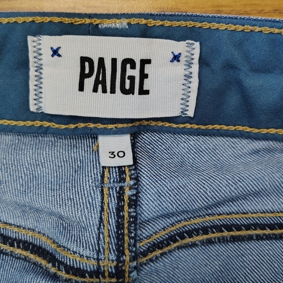 Paige women's Skyline ankle peg jeans, size 30, mid rise, skinny, cotton blend. - Picture 7 of 16